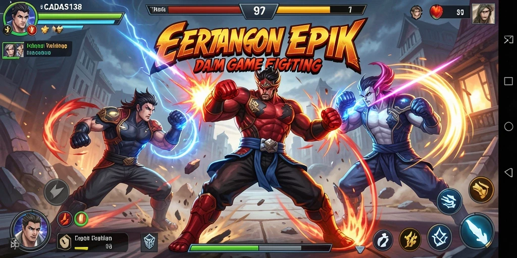 Gambaran aksi seru dalam game Fighting CADAS138.