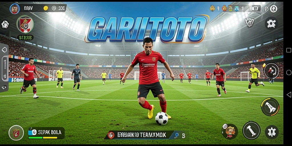 Tampilan atraktif dan mendebarkan dari gameplay GARITOTO.