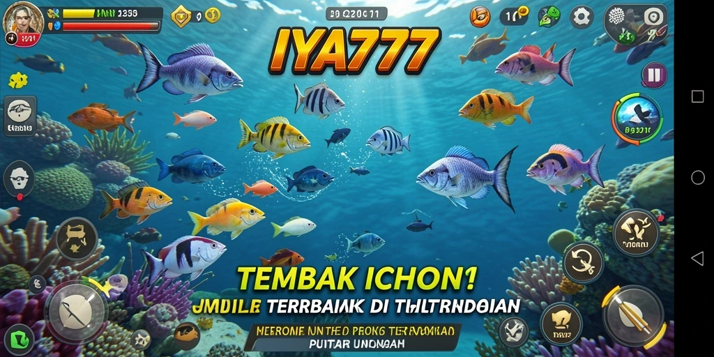 Tampilan gameplay seru dari IYA777 yang penuh aksi Tembak Ikan.