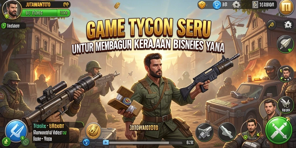 Tangkapan layar gameplay JUTAWANTOTO yang menampilkan aktivitas bisnis.