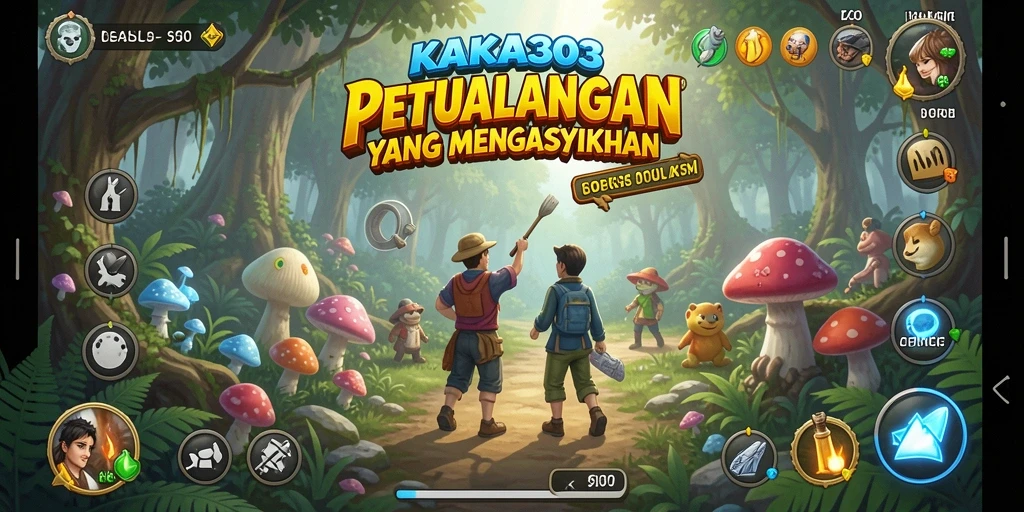 Screenshot menunjukkan momen seru dalam gameplay petualangan KAKA303.