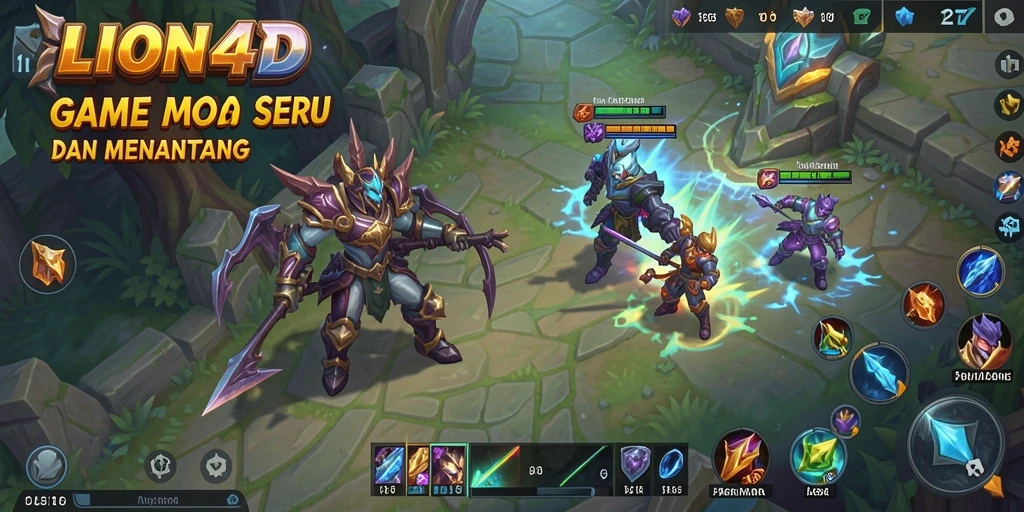 Tampilan gameplay LION4D yang mendebarkan dan penuh aksi.