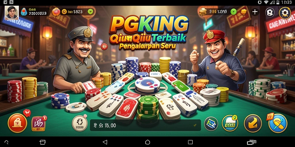 Tampilan gameplay seru dari PGKING yang penuh strategi QiuQiu.