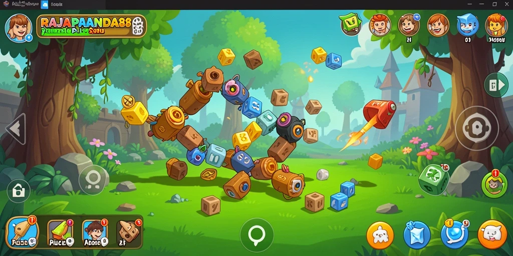 Tampilan gameplay RAJAPANDA88 yang menarik dan penuh tantangan.