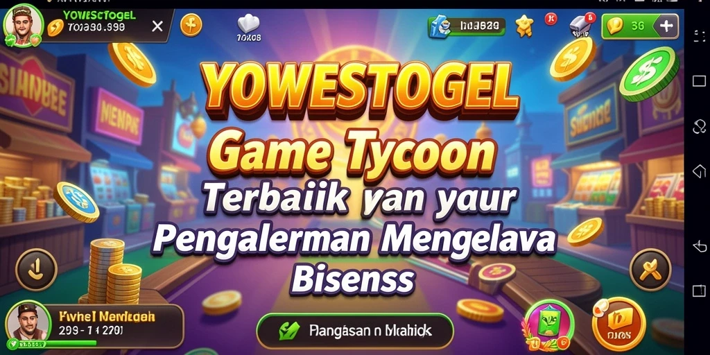 Tangkapan layar YOWESTOGEL menampilkan alur gameplay Tycoon yang menarik.